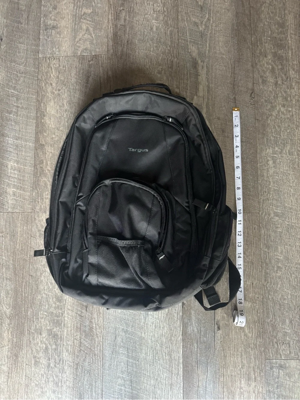 Targus Black Backpack with Multi-Compartment Design